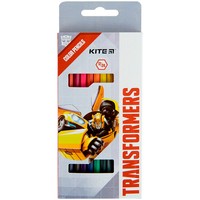 Карандаши цветные двусторонние Kite Transformers 12 шт. TF22-054