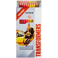 Карандаши цветные двусторонние Kite Transformers 12 шт. TF22-054